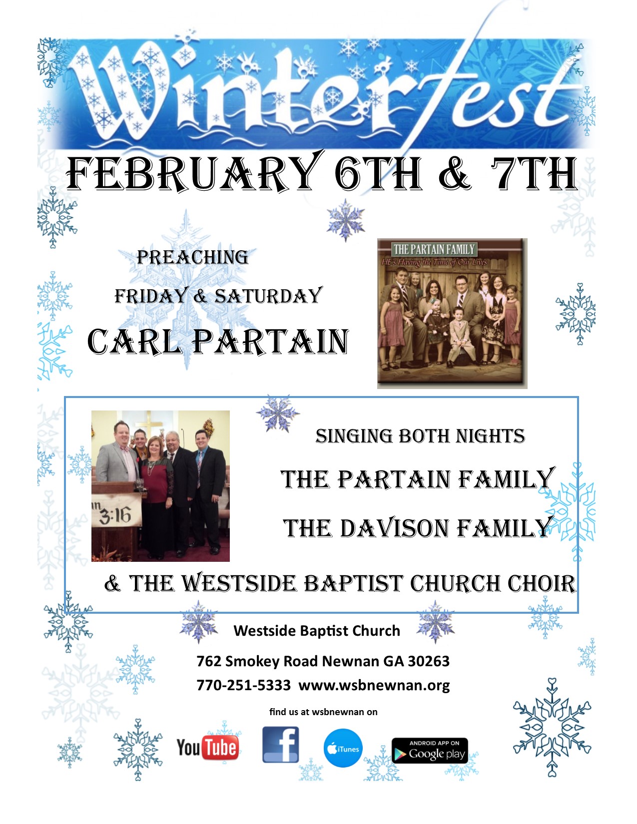 2015 Winterfest Announcement
