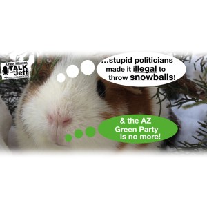 Illegal snowballs & AZ Green Party no more.