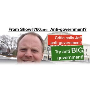 Critic calls Jeff anti-government! WRONG!