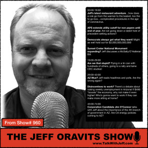 Show#960: Restaurant Complications, Jim O’Connor, and disincentives to work!