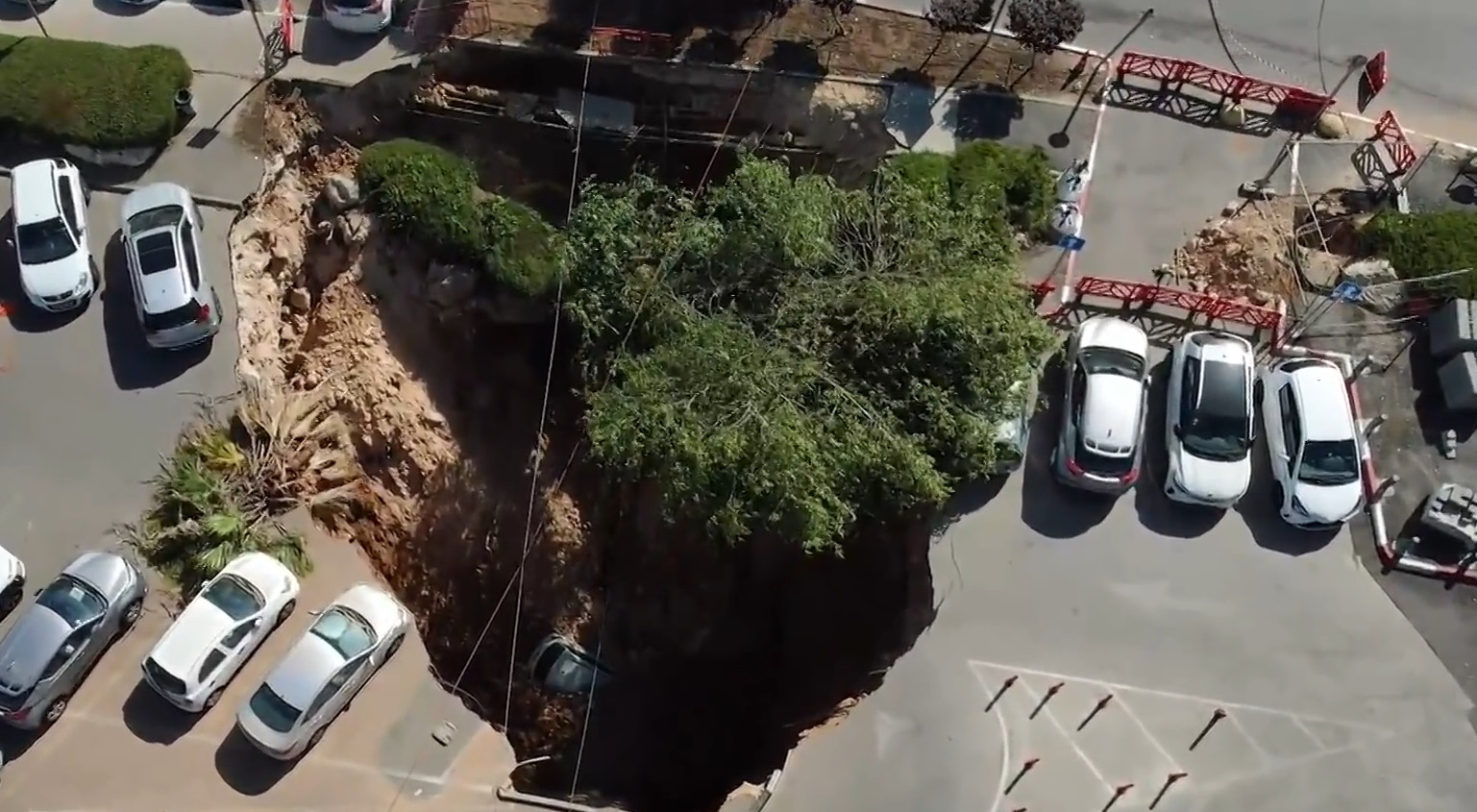 Sinkhole in Jerusalem