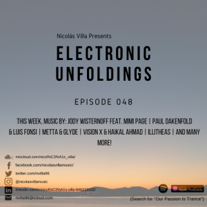 Nicolás Villa presents Electronic Unfoldings Episode 048 | For Those Dusks We Knew
