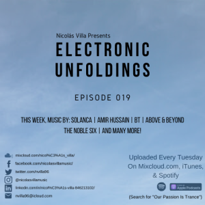Nicolás Villa presents Electronic Unfoldings Episode 019 | The Great Blue Dharma