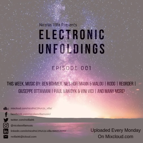 Nicolás Villa presents: Electronic Unfoldings Episode 001 | The Inception of a New Journey 