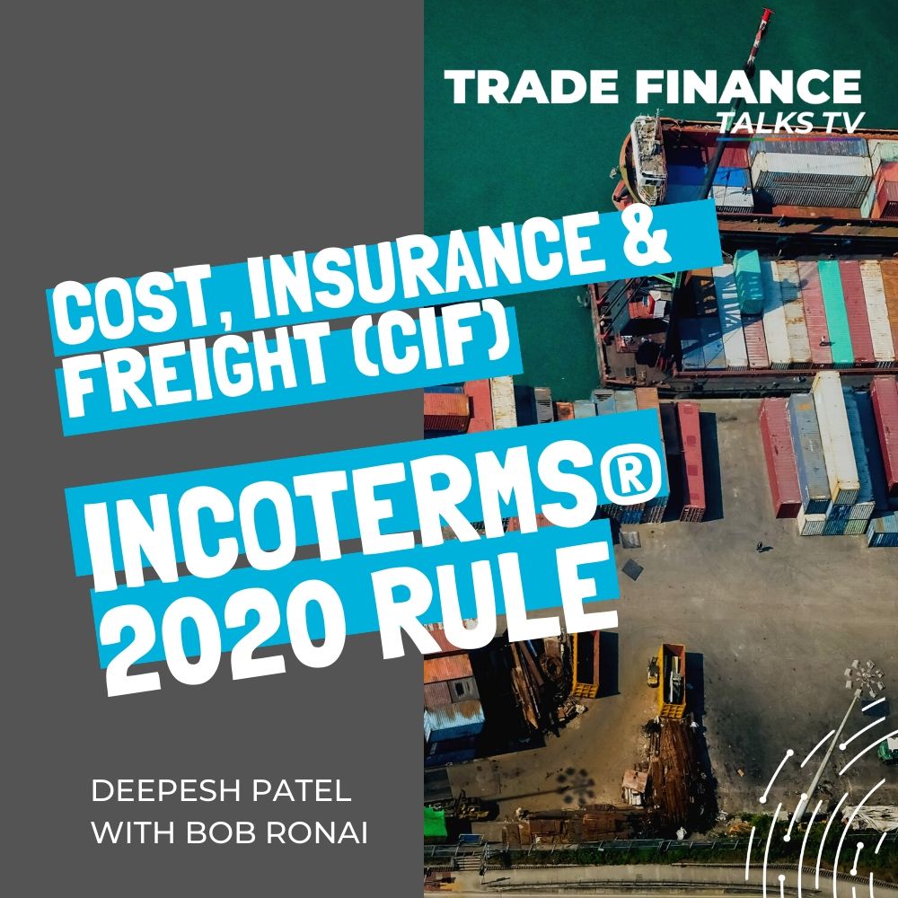 Part 12 Cost Insurance and Freight, CIF, one of the rules for sea and