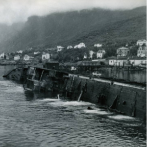 Historien om hvordan S/S Bockenheim havnet på leira på Ankenes