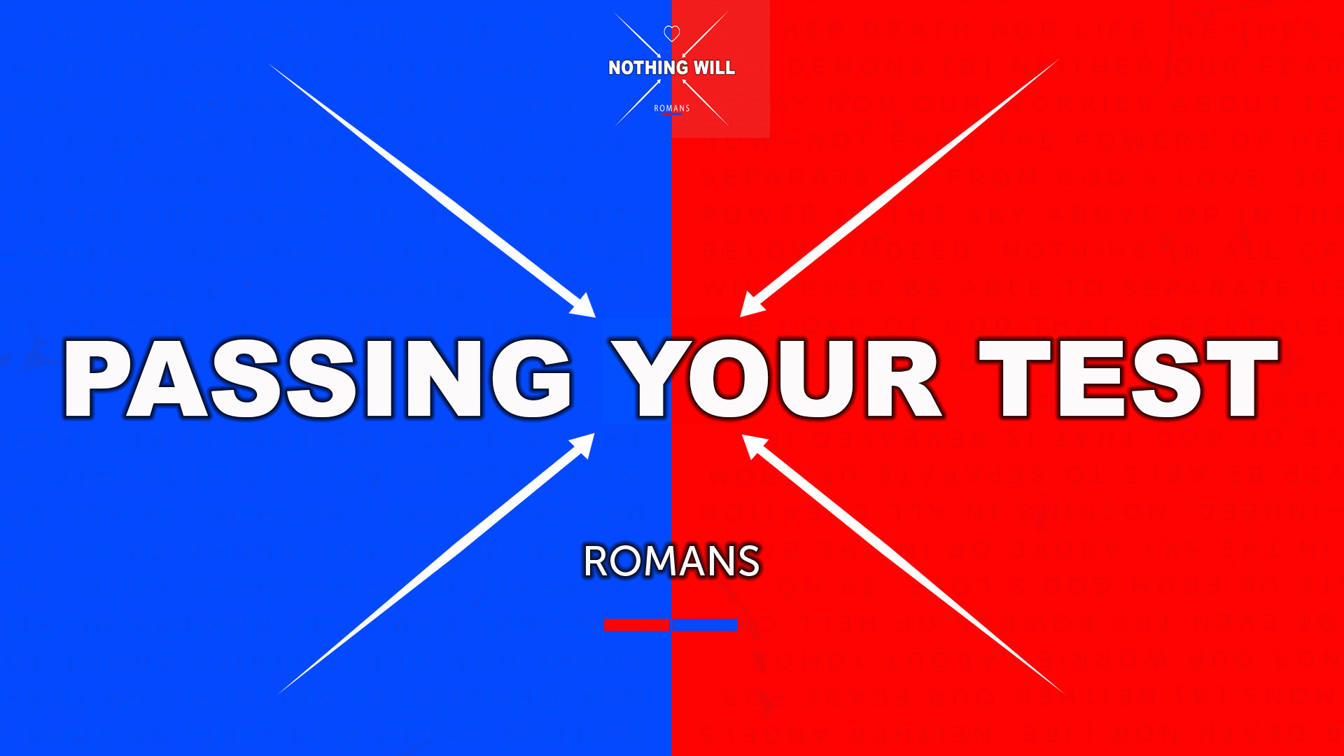 Pastor Josh: Romans | Nothing Will | Passing Your Test (04/03/16)