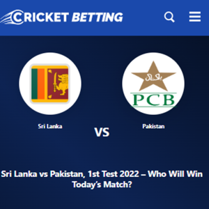 Sri Lanka vs Pakistan, 1st Test 2022
