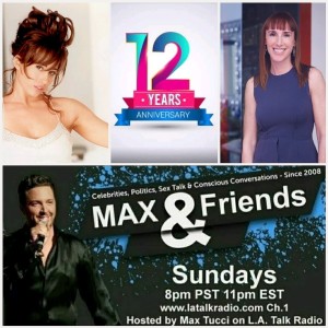 MAX & Friends with Max Tucci; With Guests Rebecca Brooks and Taja Sevelle! The Power of Public Relations & The Power of Music, Love and Urban Farming!