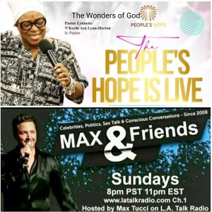 Guest: Pastor Lynn-Horton / The Wonders of God / MAX & Friends with Max Tucci