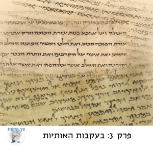 פרק 3: בעקבות האותיות