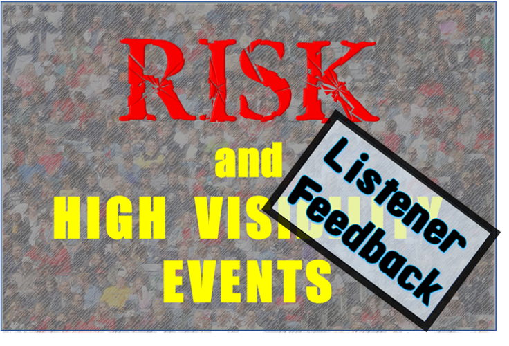 cover of episode EP23 - Risk and High Visibility Events: Listener Feedback