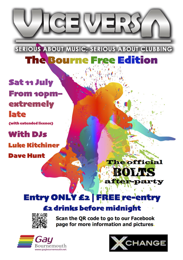 Vice Versa Bourne Free 2015 edition mixed by DJ Dave Hunt