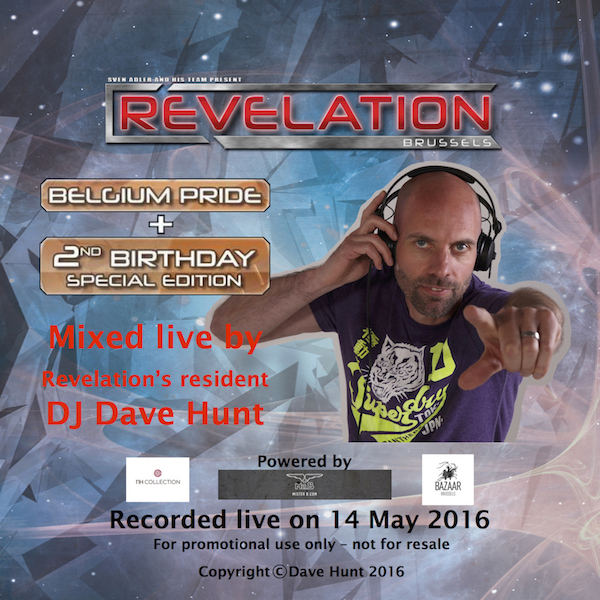 Revelation Pride+2nd Birthday live mix by DJ Dave Hunt