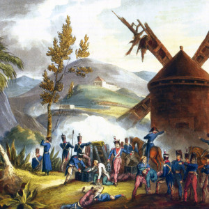 The Battle of Roliça, fought on 17th August 1808 in the Peninsular War