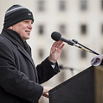 Archbishop Samuel J. Aquila at March to Celebrate Life