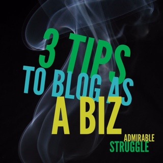 Tips to blog as your biz