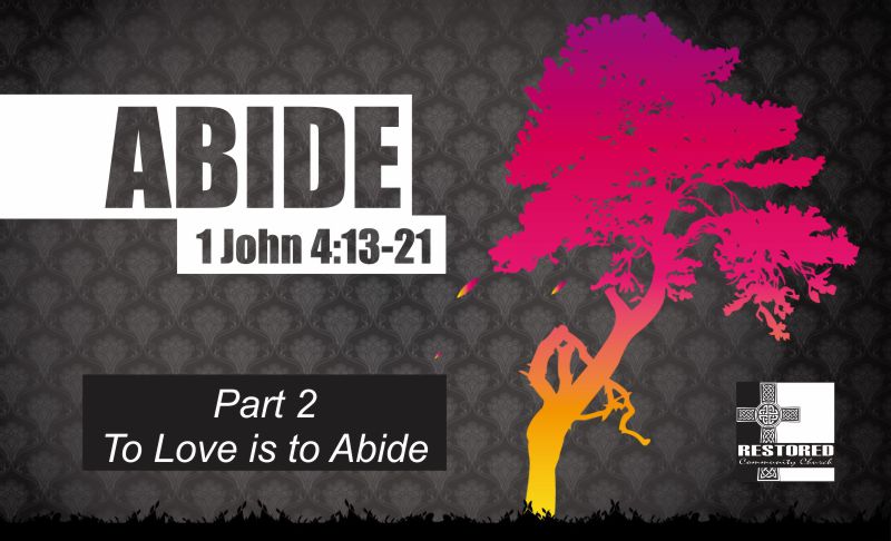 January 18, 2015 - Abide Part 2 - To Love is to Abide - Pastor Rob Danz