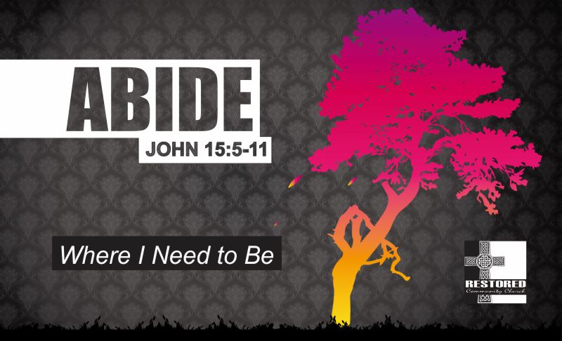 January 11, 2015 - Abide: Where I Need to Be - Pastor Rob Danz