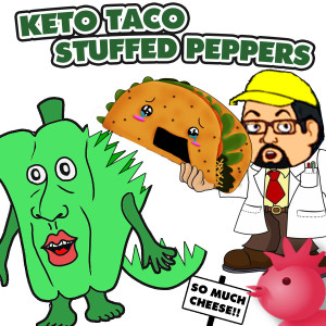 C.W.J. Episode Review - KetoTaco Stuffed Peppers