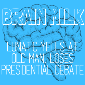 Lunatic Yells At Old Man, Loses Presidential Debate