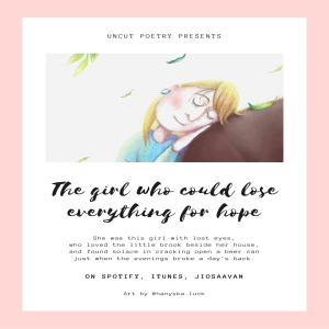 The Girl Who Could Lose Everything For Hope