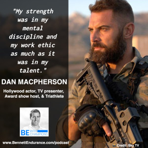 Dan Macpherson - Hollywood actor, Television presenter, award show host, and Triathlete.