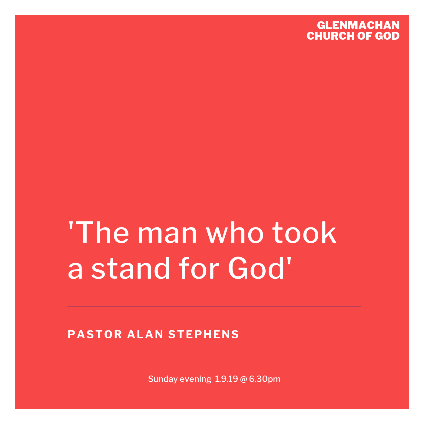 The man who took a stand for God