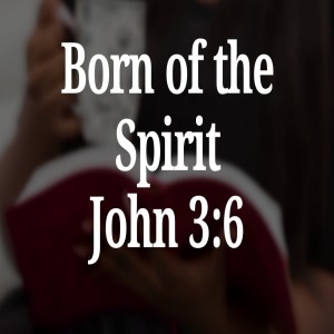 Born of the Spirit - John 3:6