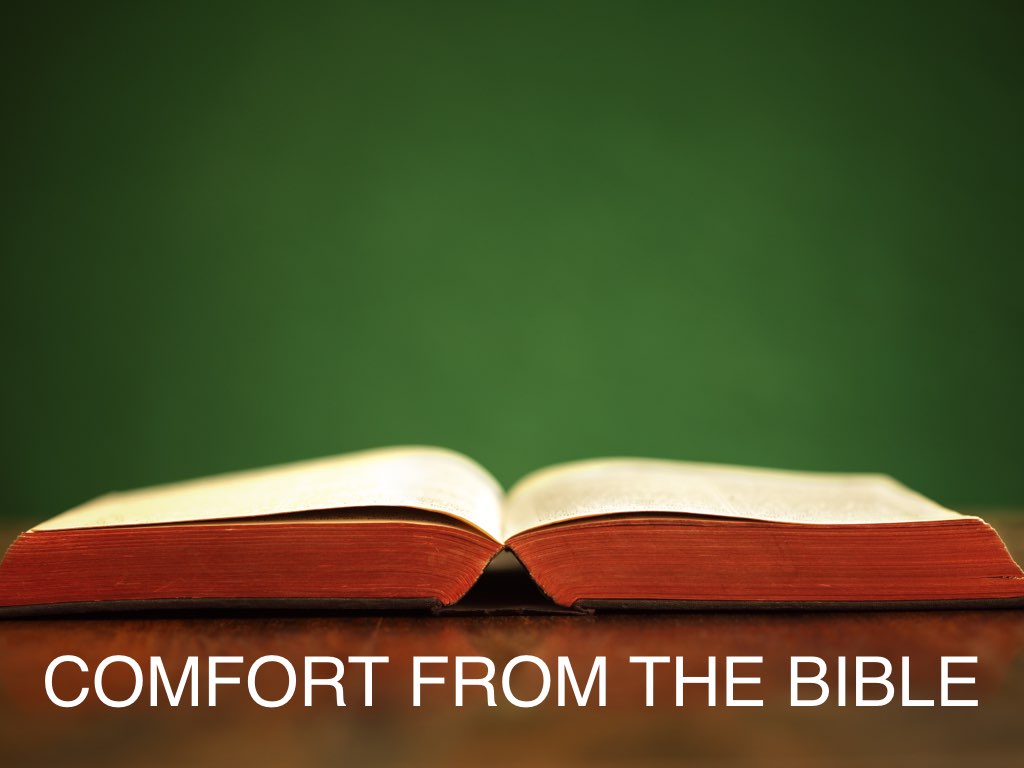 Comfort from the Bible