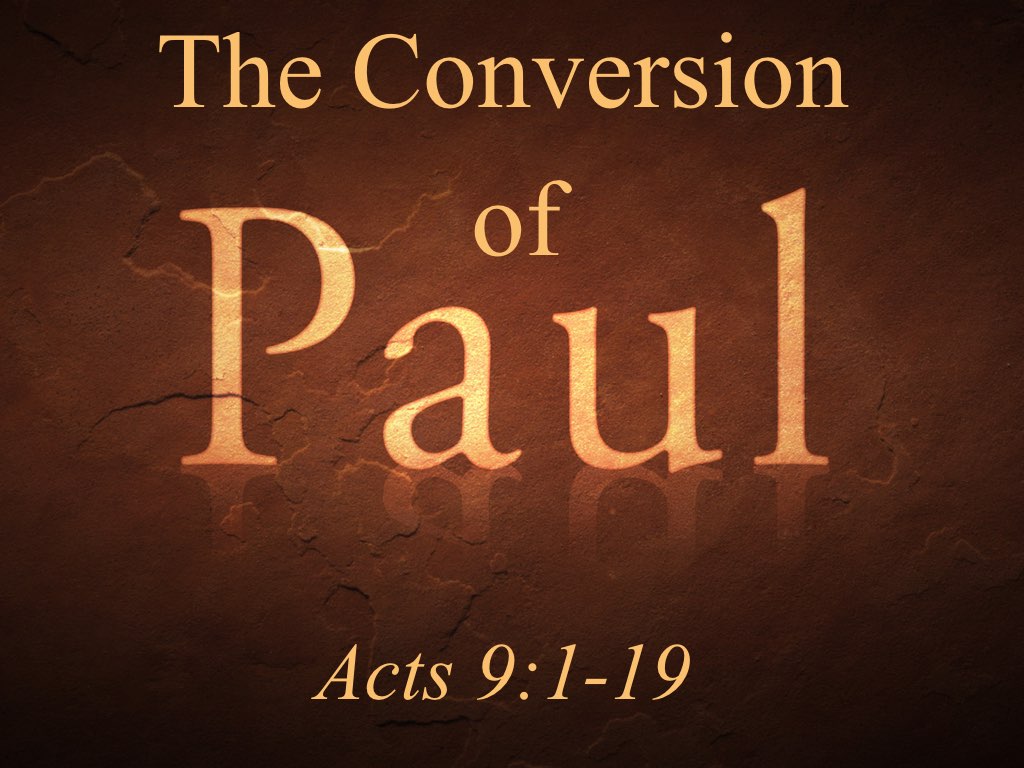 The Conversion of Paul