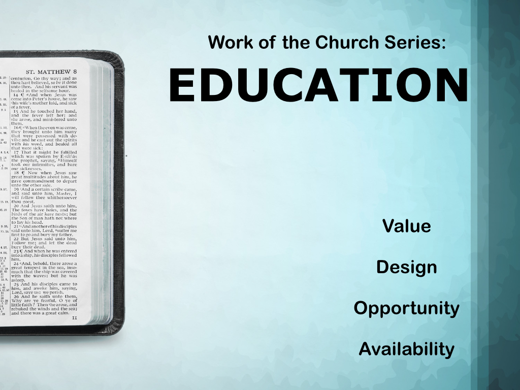 Education- Work of the Church Series