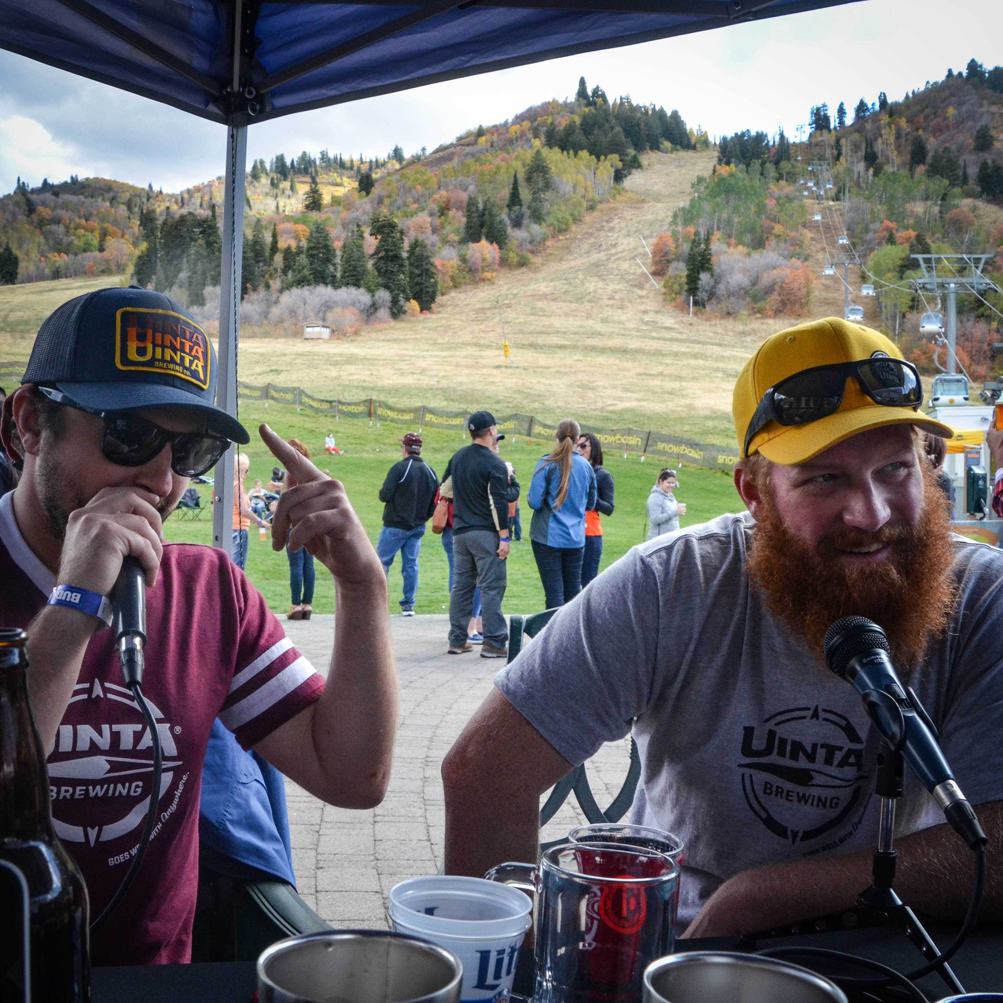 Snowbasin Beer Fest - Kurt &amp; Jason of Uinta Brewing