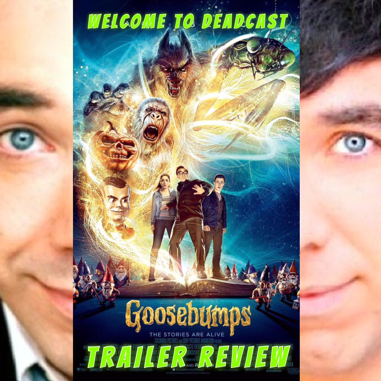 Goosebumps Movie Preview/Trailer Review BONUS Episode