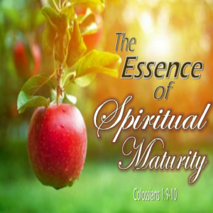 The Essence of Spiritual Maturity - PT 7