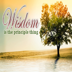 WISDOM is the Principle Thing - PT 3