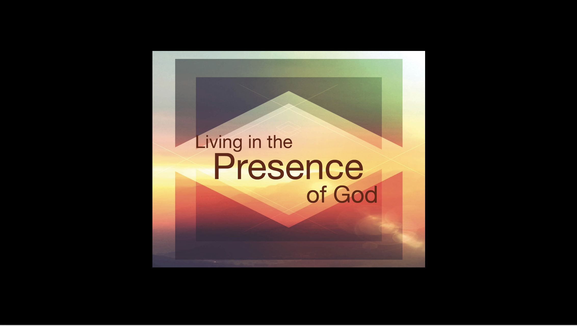Living in the Presence of God | John Black | 11-26-17