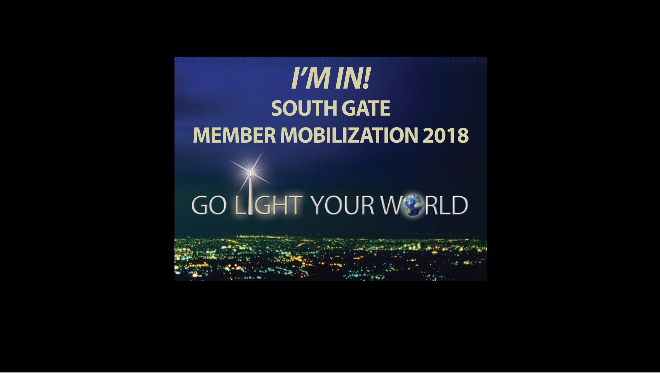 I'm In! Member Mobilization 2018: Where Are We Headed? | John Black | 10-08-17