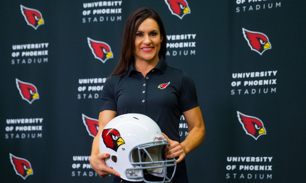 Dr. Jen Welter, the first female coach in the NFL talks about breaking the glass ceiling, meeting President Obama and her new book: "Play Big"