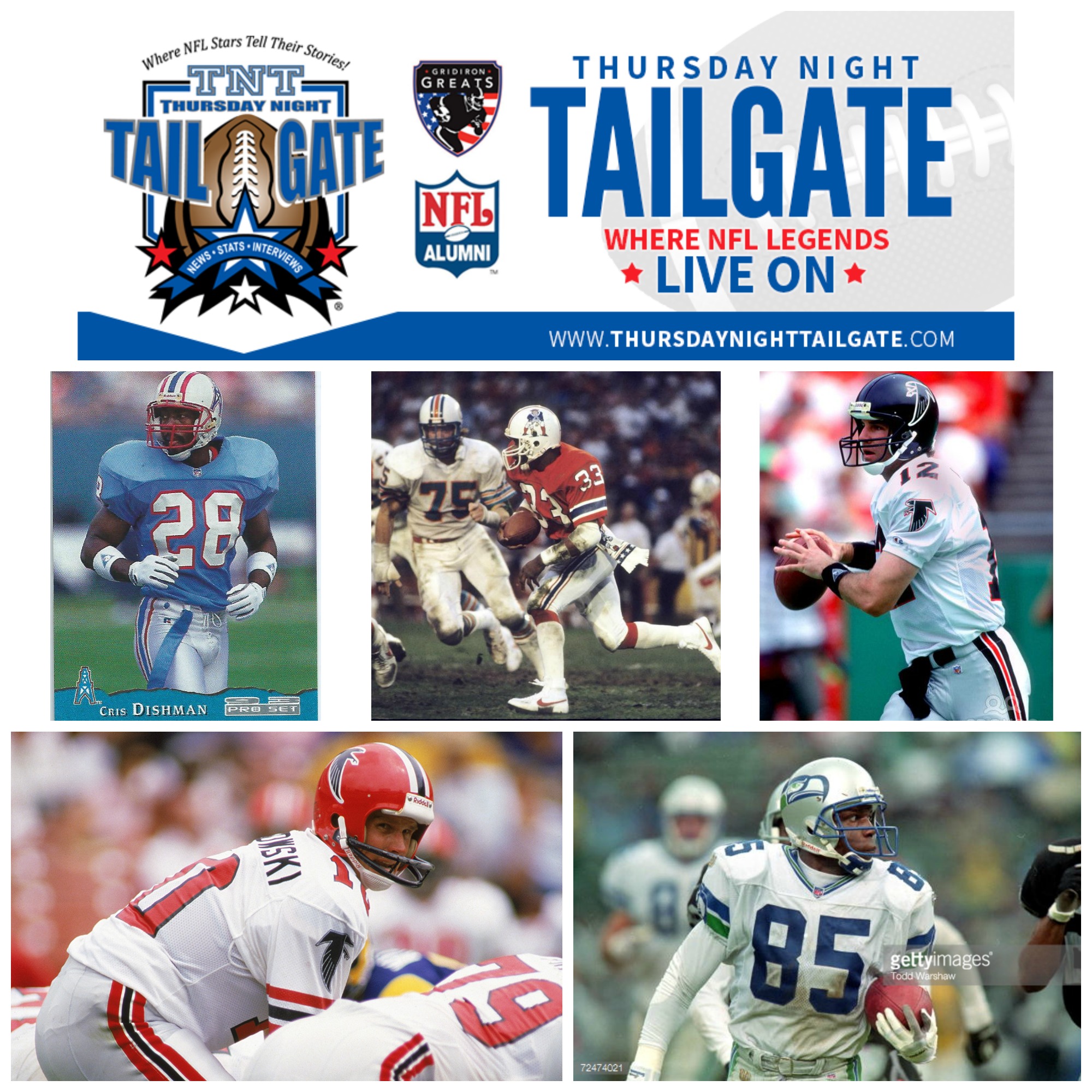 Cris Dishman, Tony Collins, Chris Miller, Steve Bartkowski, & Mike Pritchard shard their insights on their college teams plus the AFC & NFC Championship games.