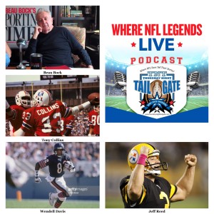 NFL Legends Tony Collins, Wendell Davis, and Jeff Reed plus the Dean of Atlanta Sports Talk Radio Beau Bock Join Us...