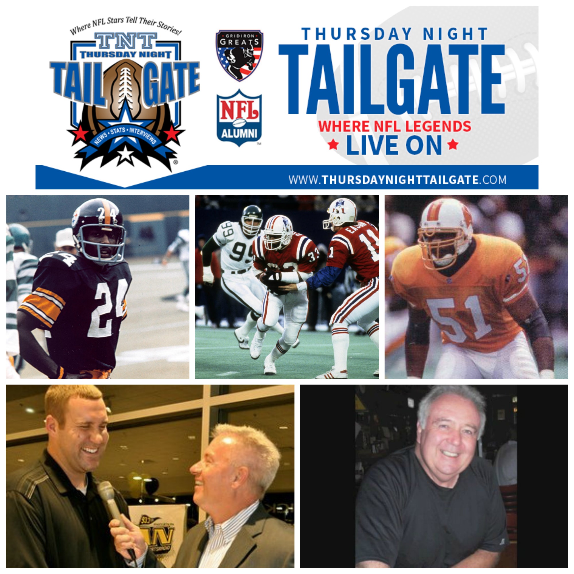 We Talk Super Bowls Past & Present, plus Steelers, Patriots, Bucs, Falcons and a Whole Lot More with J.T. Thomas, Tony Collins, Chris Washington, Paul Alexander, and Beau Bock Join Us...