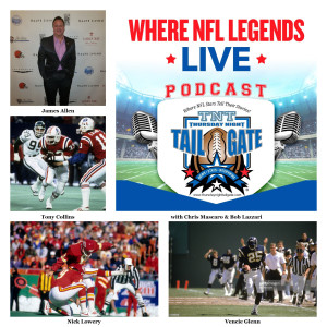 Talking Super Bowl, Hall of Fame, Mid-Air Collisions with Bo Jackson, & Helping the Homeless with James Allen, Tony Collins, Nick Lowery, & Vencie Glenn