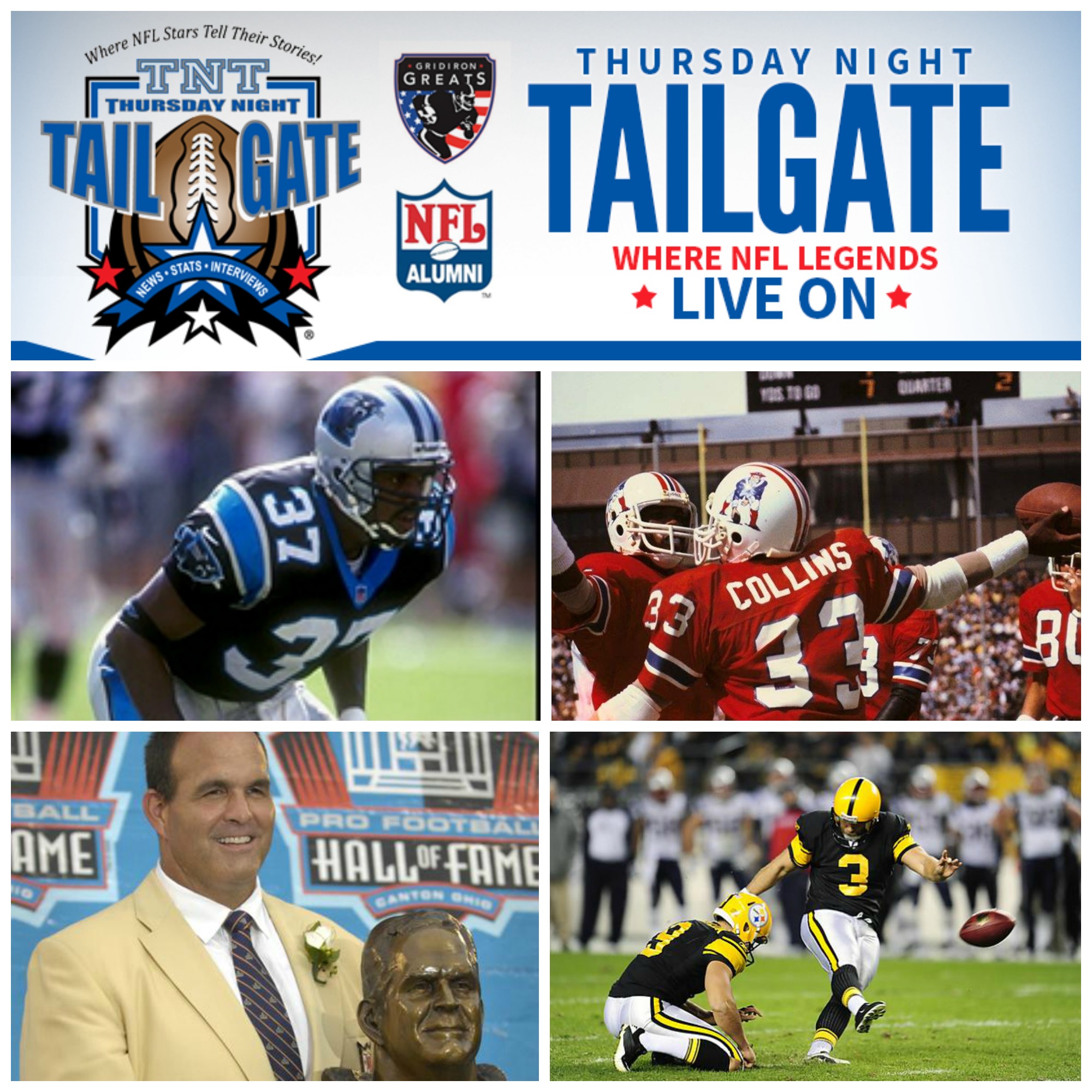 Leonard Wheeler, Tony Collins, Bruce Matthews, & Jeff Reed