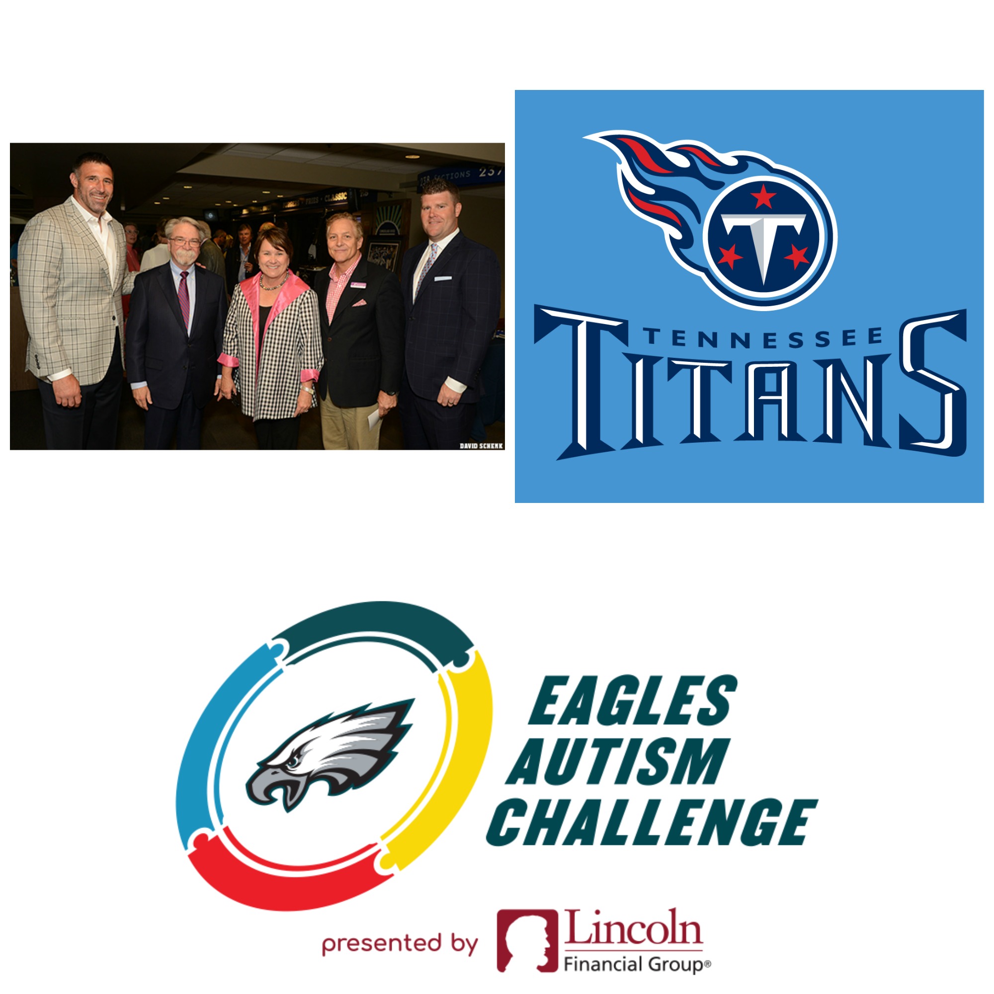 Thursday Night Tailgate Football Podcast Spotlight on the Positive Segment: Taste of the Titans & The Eagles Autism Challenge.