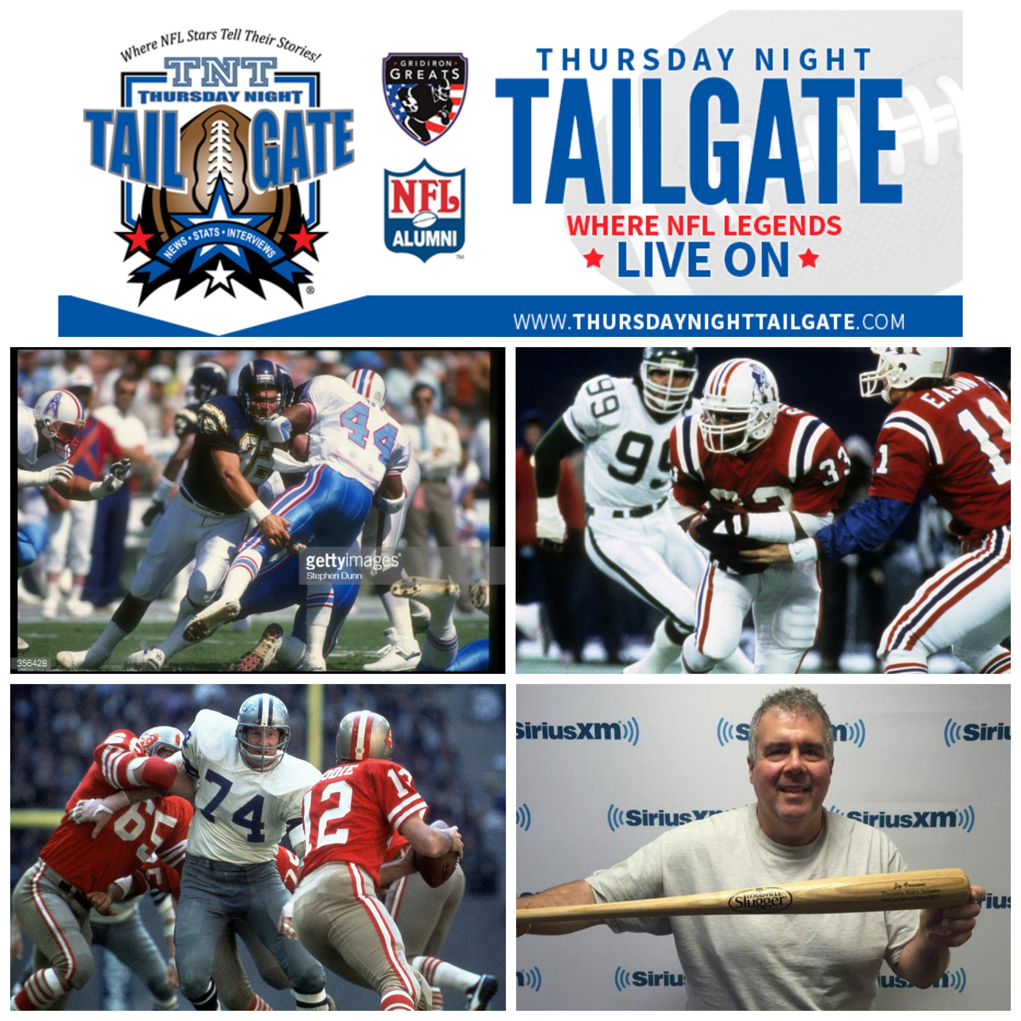 Burt Grossman, Tony Collins, Bob Lilly, &amp; Zig Fracassi share their stories and NFL insights with us on this edition of Thursday Night Tailgate