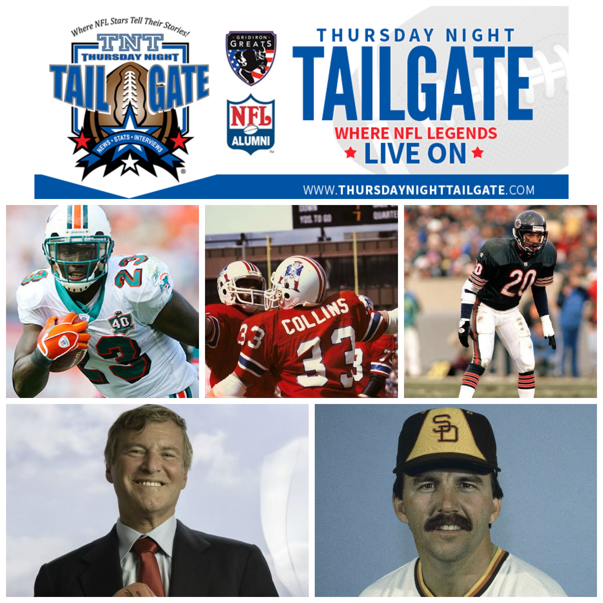 Ronnie Brown, Tony Collins, Mark Carrier, Leigh Steinberg, &amp; Kurt Bevacqua