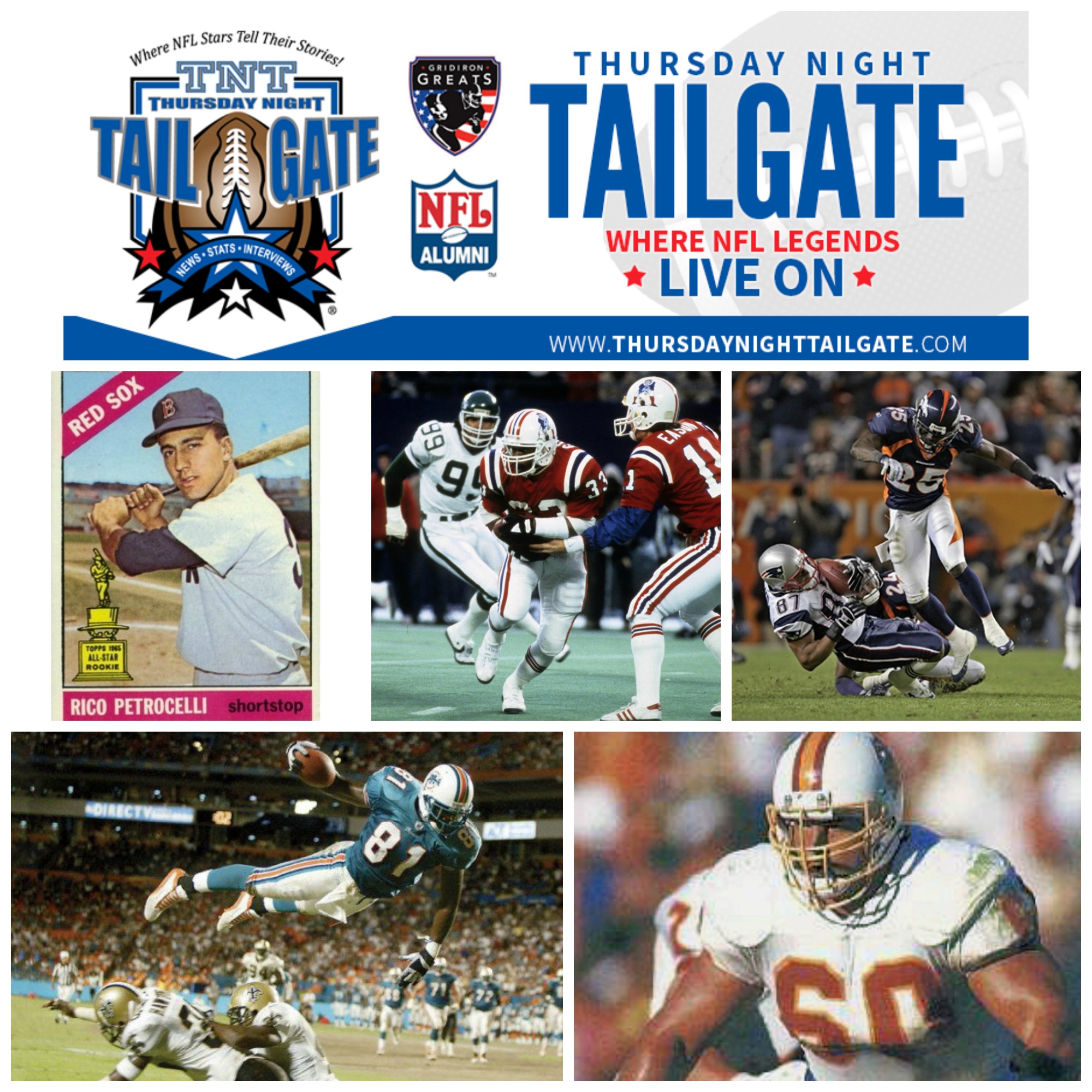 Rico Petrocelli, Tony Collins, Nick Ferguson, Randy McMichael, & Randy Grimes Join Us