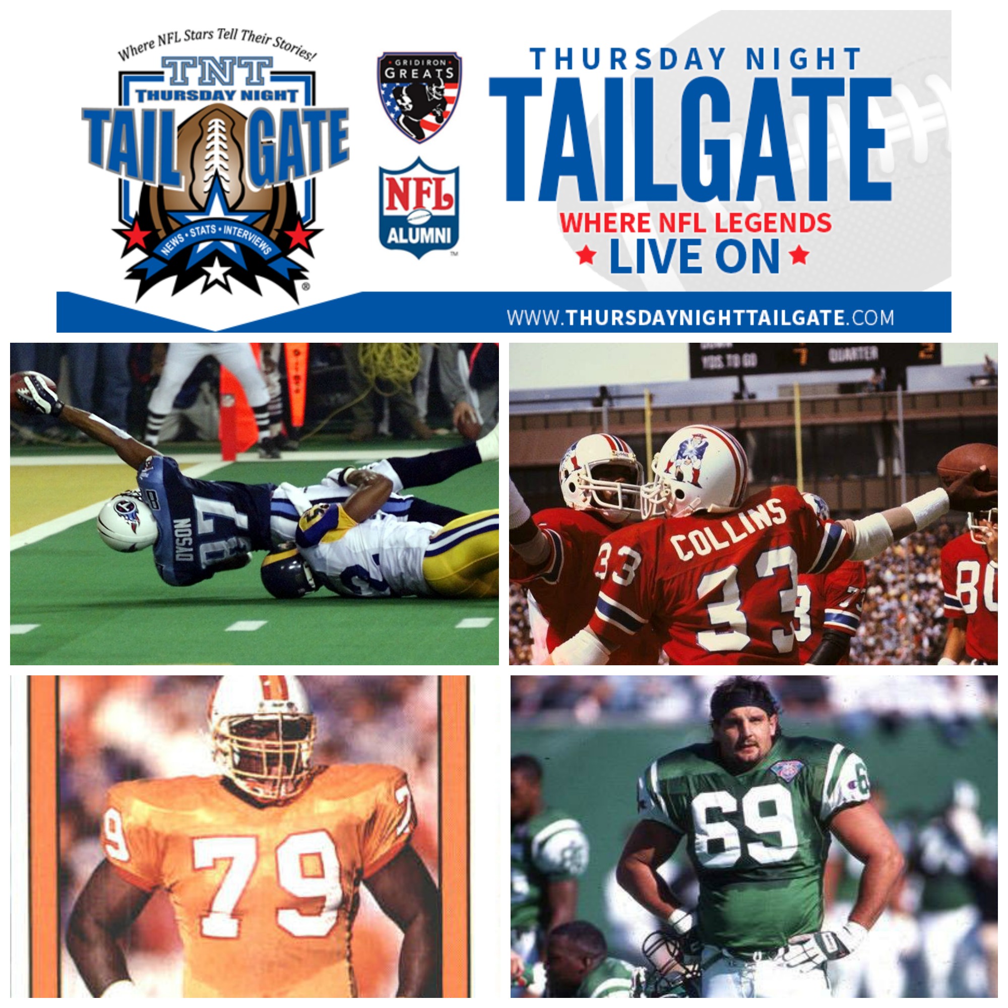 Rams Super Bowl 35 Hero Mike Jones, Former Patriots Pro Bowl RB Tony Collins, Former Bucs &amp; Chargers DT Reuben Davis &amp; Former Jets &amp; Chiefs Tackle Jeff Criswell Joined Us