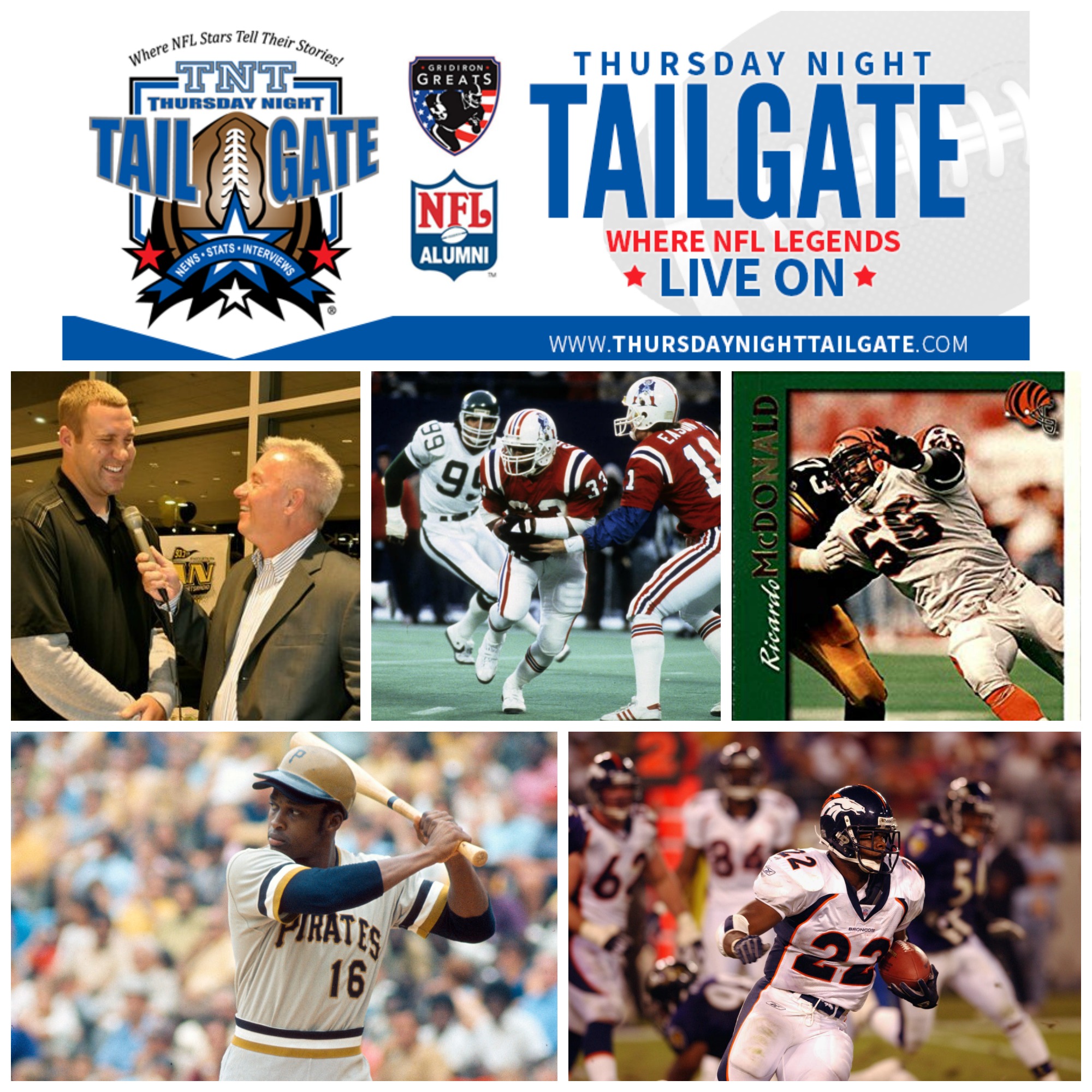 Paul Alexander, Tony Collins, Ricardo McDonald, Al Oliver, and Olandis Gary join us on this episode of Thursday Night Tailgate